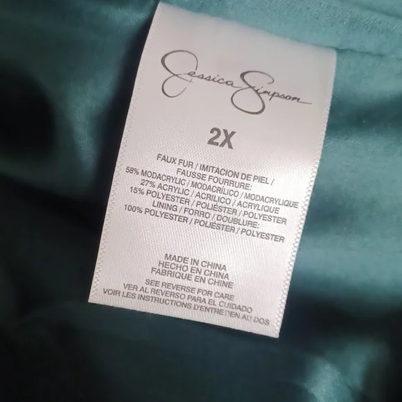 Jessica Simpson  fuzzy  vest - Picture 8 of 12